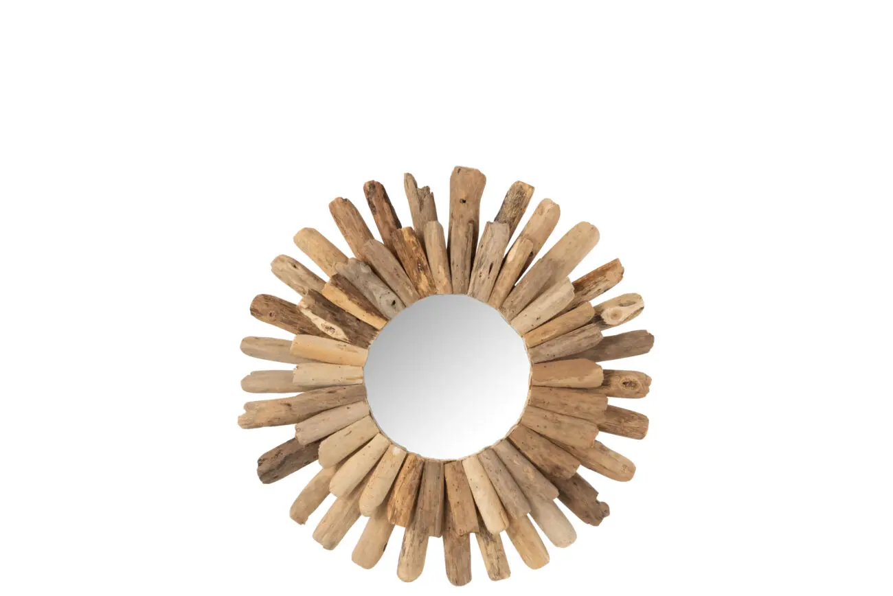 MIROIR ROND BOIS FLOTTE NATUREL MEDIUM MIROIR ROND BOIS FLOTTE NATUREL MEDIUM
