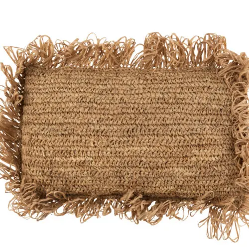 COUSSIN RECTANGULAIRE RAPHIA NATUREL