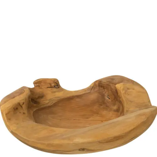 Objet déco à poser PLAT IGOR IRREGULIER TEK NATUREL MEDIUM