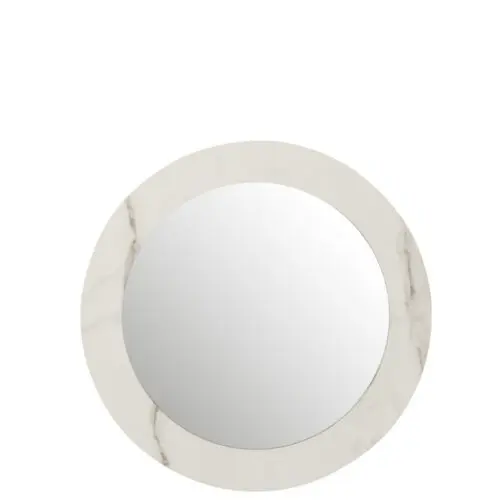 Miroir MIROIR MARBRE MDF/VERRE BLANC SMALL