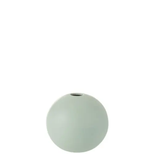 Vase boule Lim - Céramique - Vert pastel - S