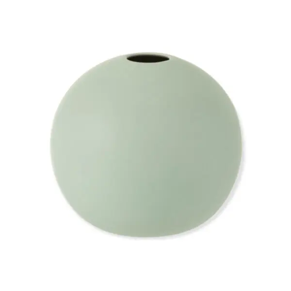 Vase boule Lim - Céramique - Vert pastel - M