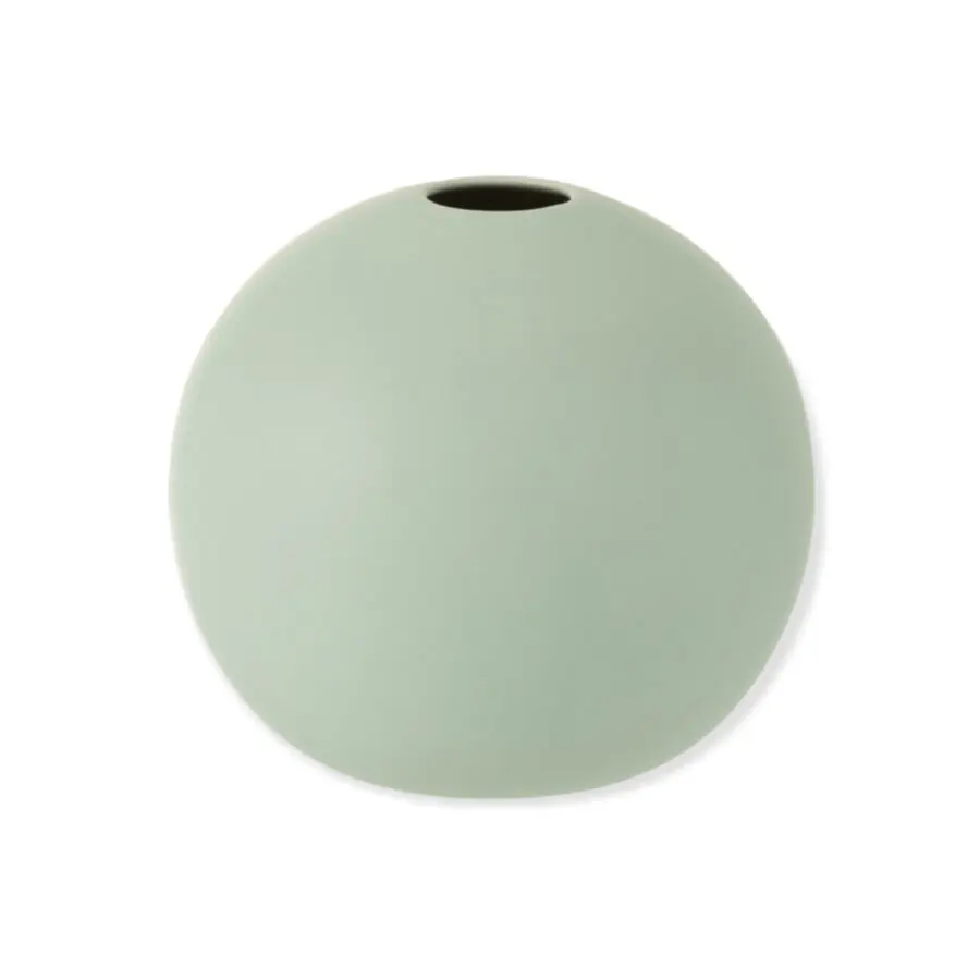 Vase boule Lim - Céramique - Vert pastel - M