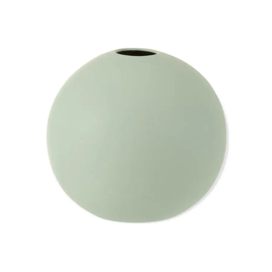 Vase boule Lim - céramique - Vert pastel - L