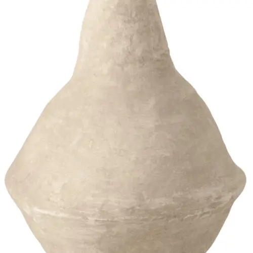 VASE EXTRA LARGE CHAD PAPIER MACHE BLANC