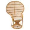 fauteuil Emmanuelle en rotin tressé J-line by Jolipa