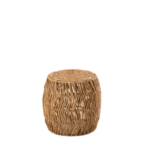 TABOURET MAURICE ROND JACYNTHE D'EAU NATUREL