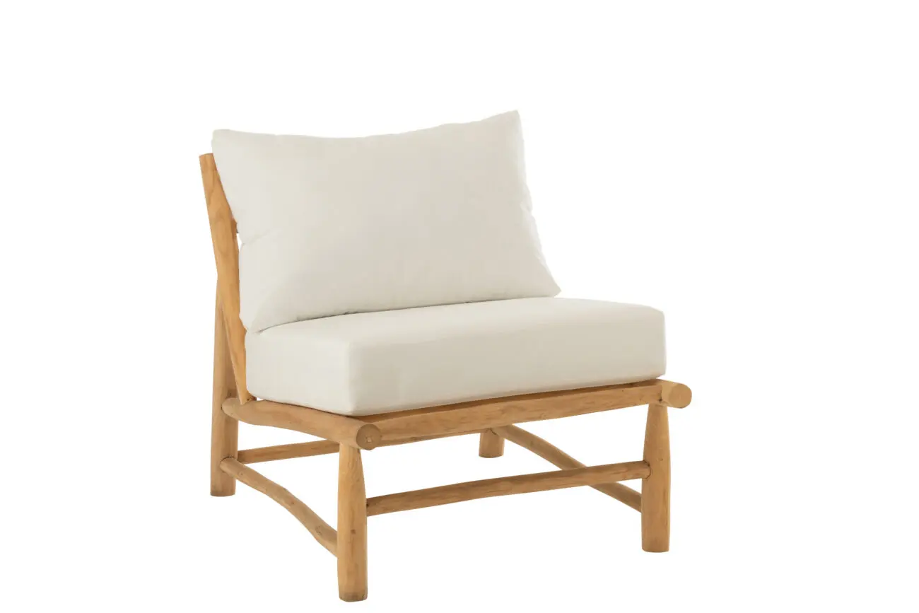 fauteuil en teck Elise J-line by Jolipa