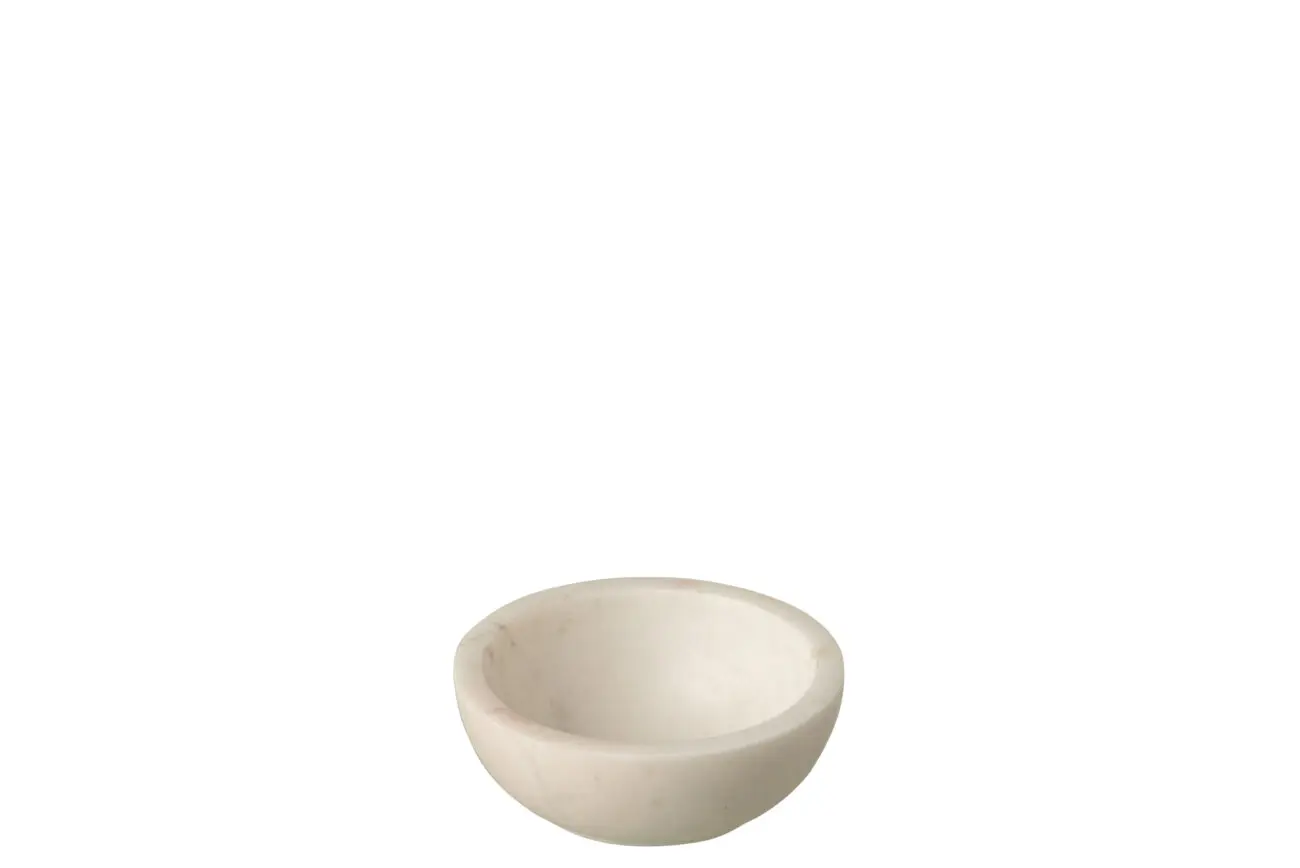 BOL ROND MARBRE BLANC