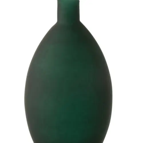 Vase dame jeanne VASE OVALE VERRE MAT VERT
