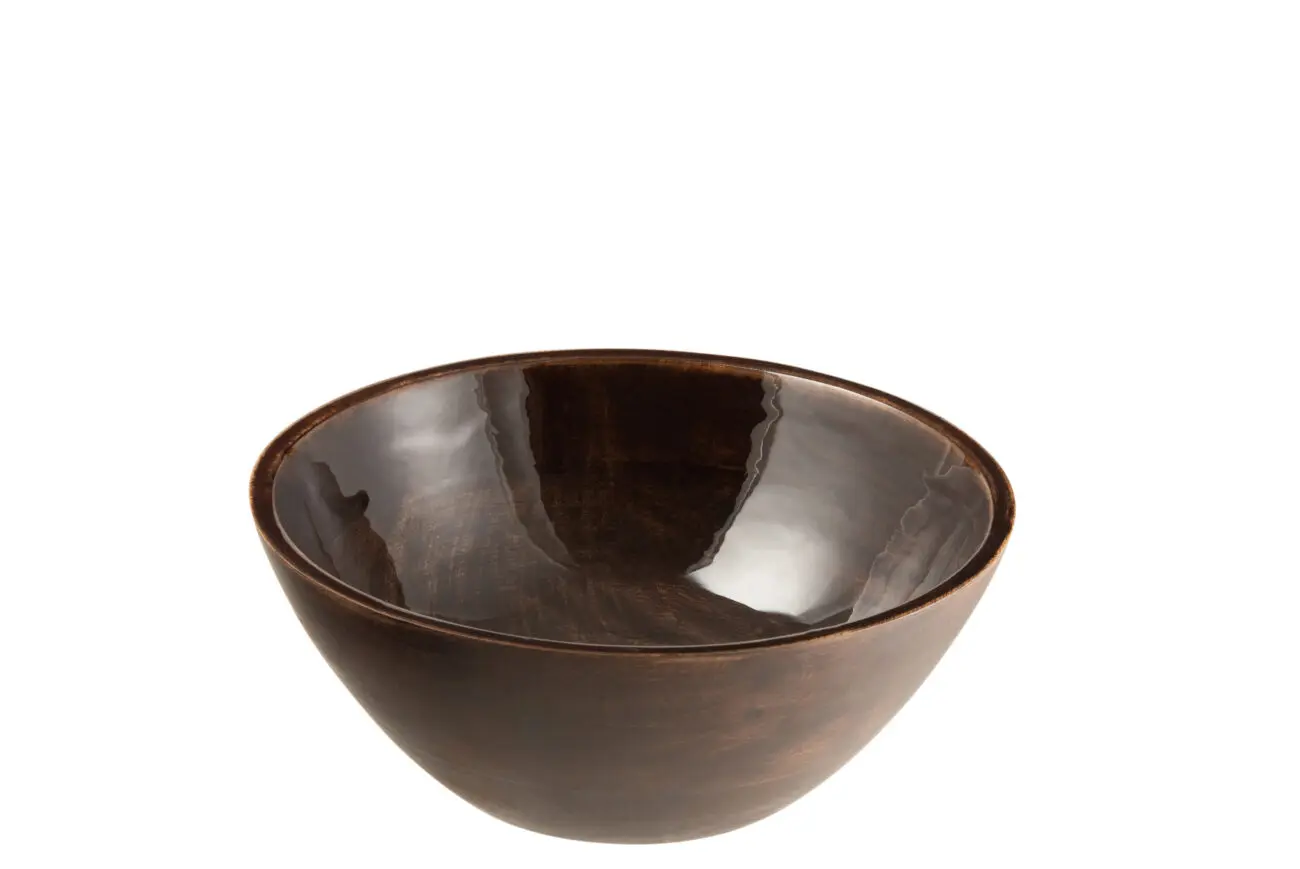 BOL BOIS DE MANGUIER MARRON LARGE