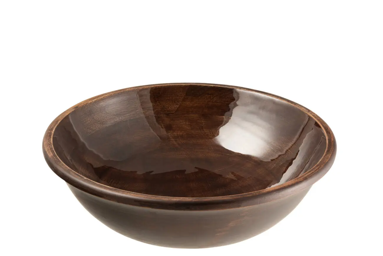 BOL BAS BOIS DE MANGUIER MARRON SMALL