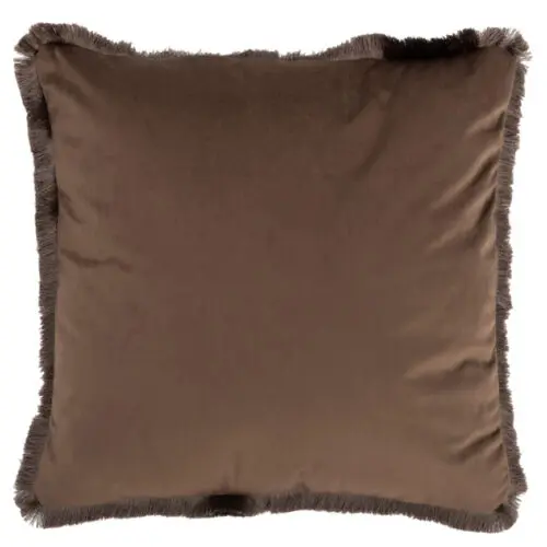 COUSSIN ALPHA CARRE POLYESTER MARRON