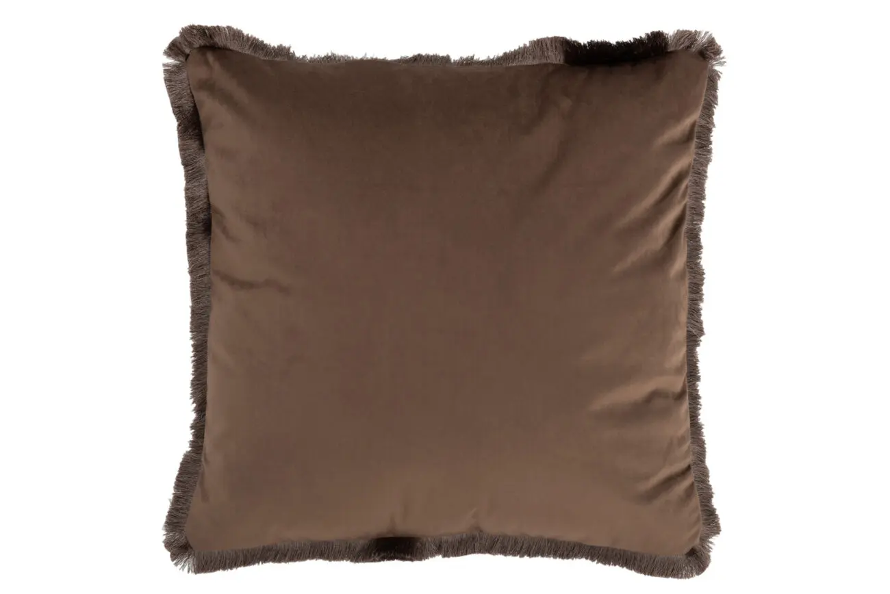 COUSSIN ALPHA CARRE POLYESTER MARRON COUSSIN ALPHA CARRE POLYESTER MARRON