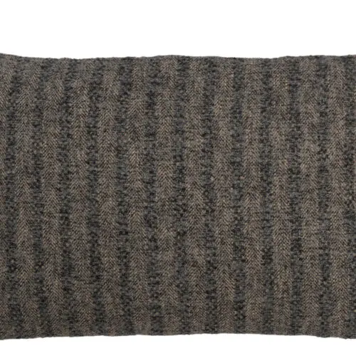 COUSSIN ETHNIQUE RECTANGULAIRE COTON BLEU/BEIGE