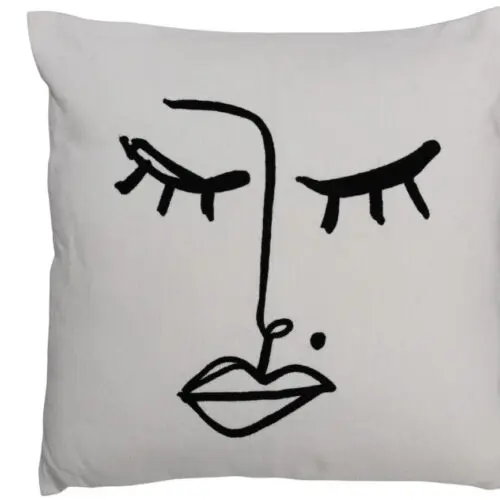 COUSSIN MELISSA COTON NOIR/BLANC