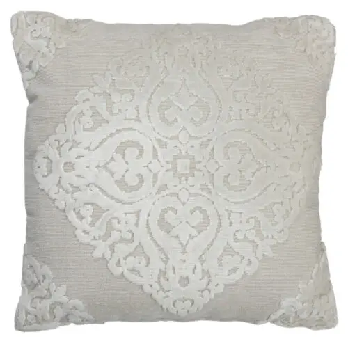 Coussin carré COUSSIN VENDE POLYESTER BLANC