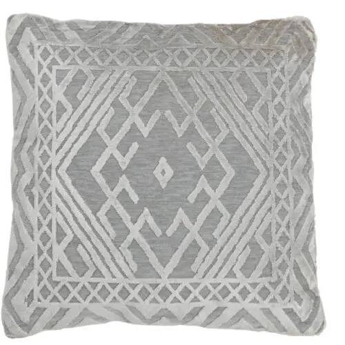 Coussin carré COUSSIN VENDE POLYESTER ARGENT