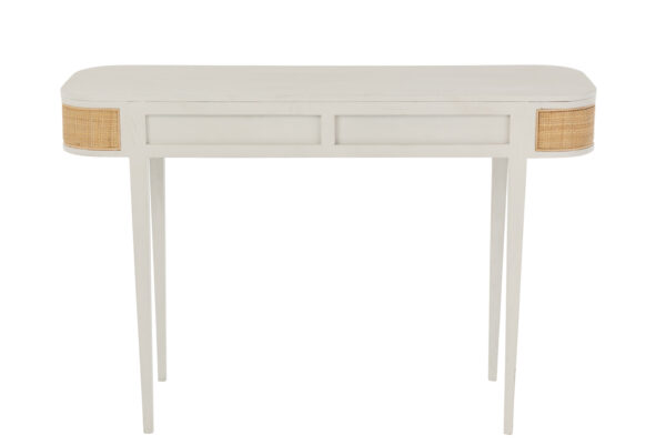 Console Molly bois exotique rotin blanc J-line – Image 4