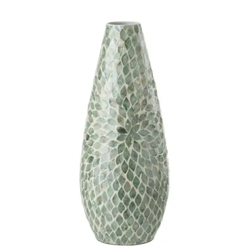 VASE BETA PERLE BLEU CLAIR