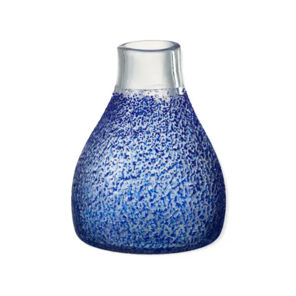 VASE SANTORINI VERRE BLEU SMALL