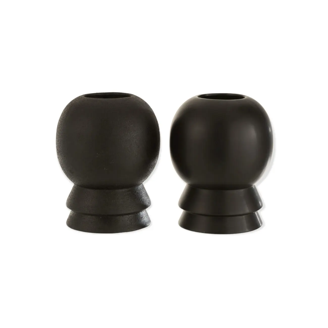 VASE OLIVIA CERAMIQUE NOIR