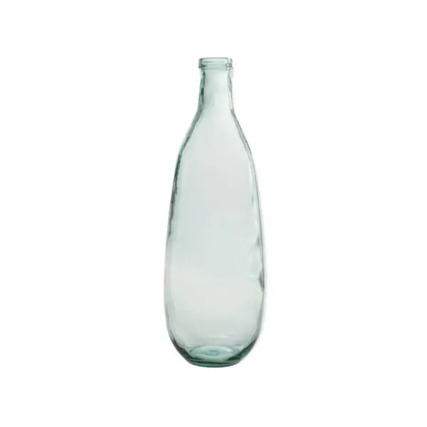 VASE BOUTEILLE VERRE TRANSPARENT