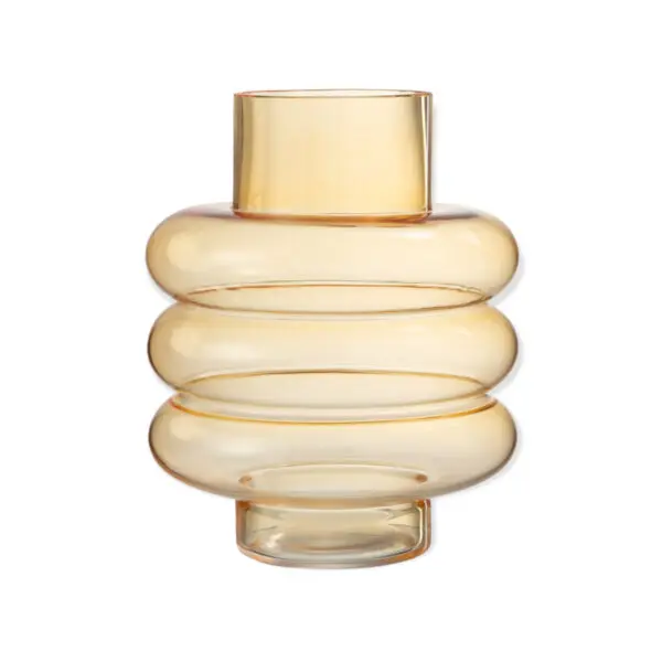 Vase design VASE LIMA VERRE OCRE LARGE