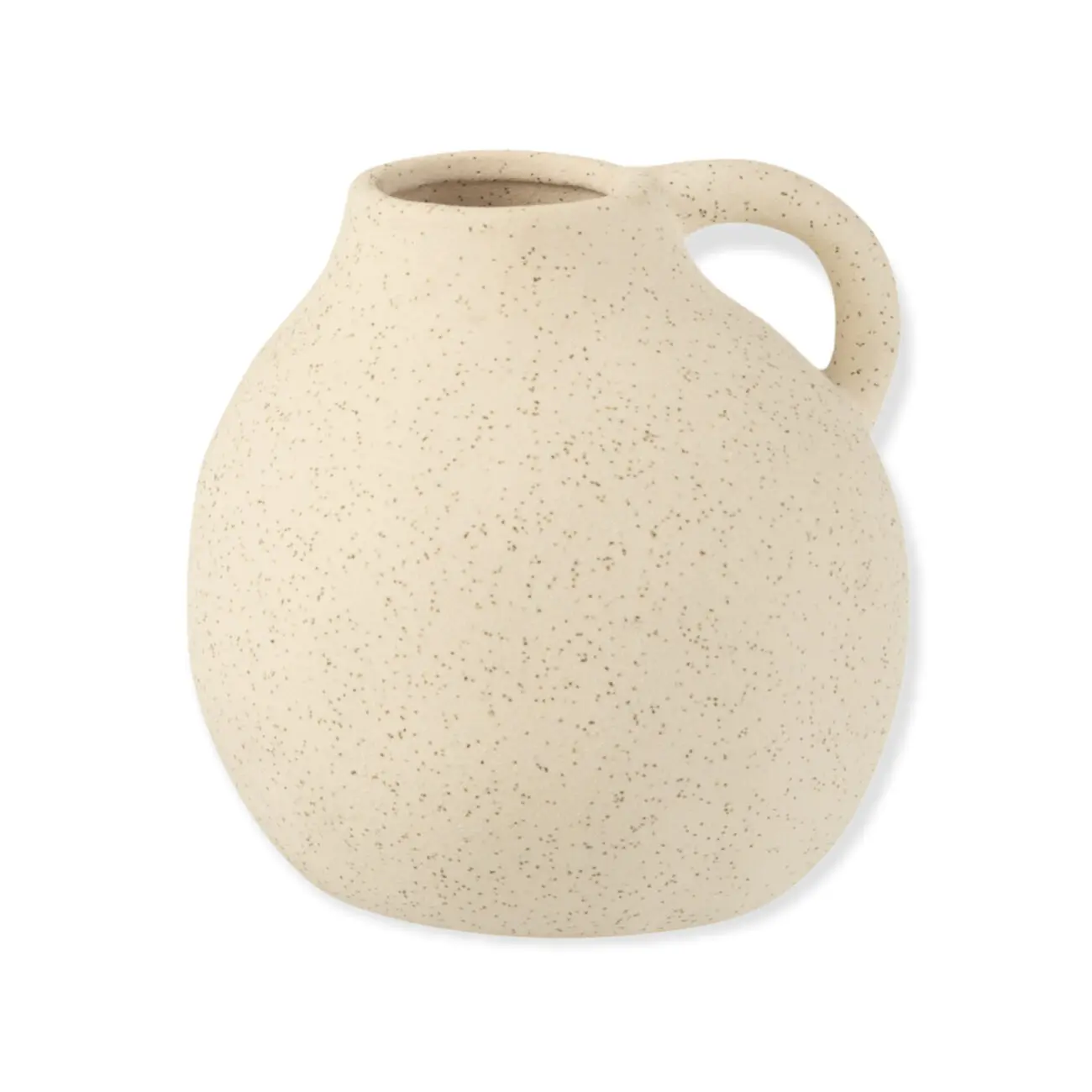 VASE CRUCHE CERAMIQUE BEIGE S