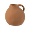 VASE CRUCHE CERAMIQUE MARRON S