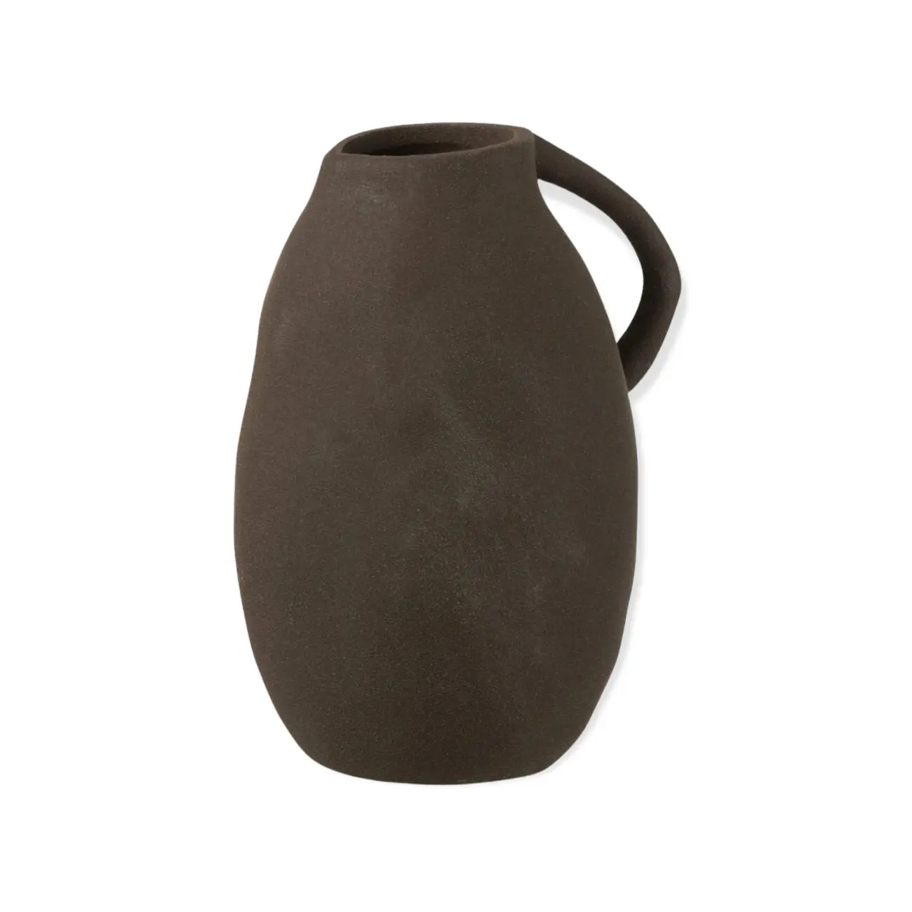 VASE CRUCHE CERAMIQUE NOIR M