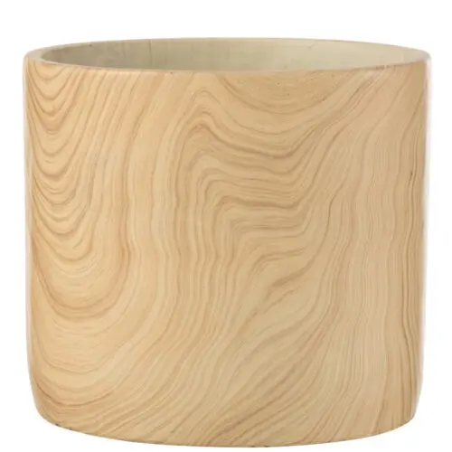 Vase et cache pot CACHEPOT FORET CIMENT BEIGE EXTRA LARGE