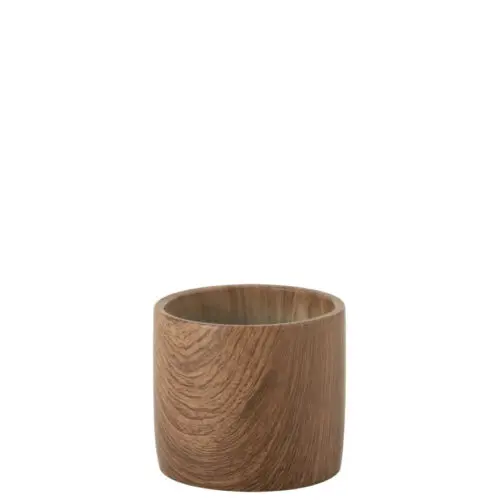 Vase et cache pot CACHEPOT FORET CIMENT MARRON SMALL