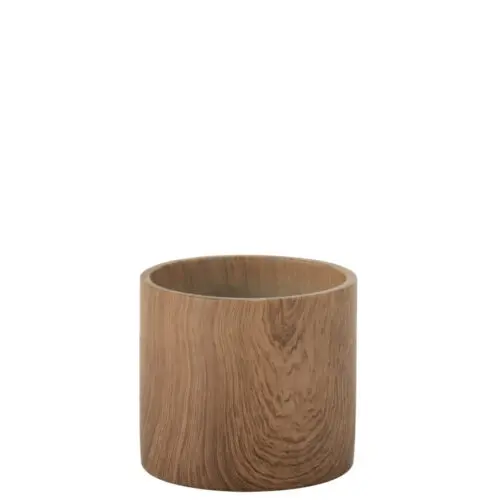 Vase et cache pot CACHEPOT FORET CIMENT MARRON MEDIUM