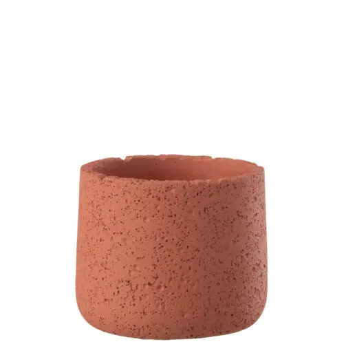 Vase et cache pot CACHEPOT POTINE CIMENT TERRACOTTA SMALL