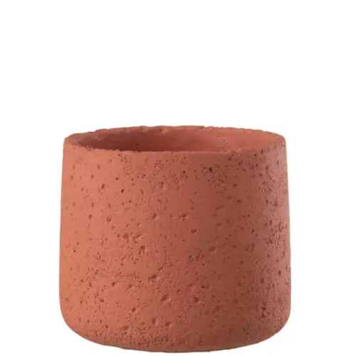 Vase et cache pot CACHEPOT POTINE CIMENT TERRACOTTA MEDIUM