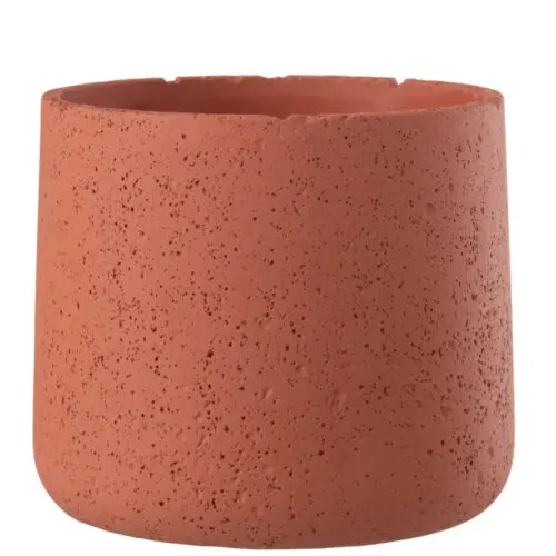 Vase et cache pot CACHEPOT POTINE CIMENT TERRACOTTA LARGE