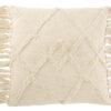 Coussin losanges pompons Emmy - Polyester - Beige 69x48
