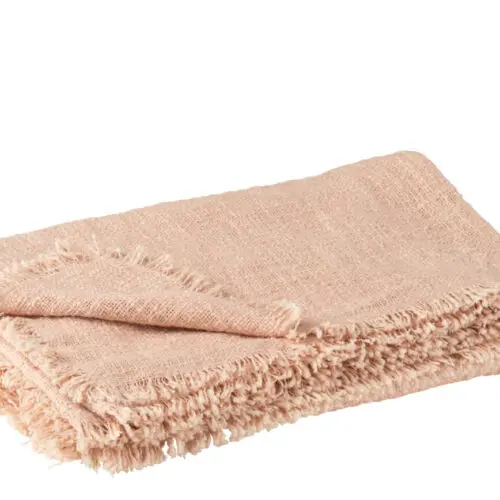 Plaid PLAID FRANGE COTON POLYESTER ROSE