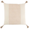Coussin tissé carré Binta - Polyester - Beige 45x45