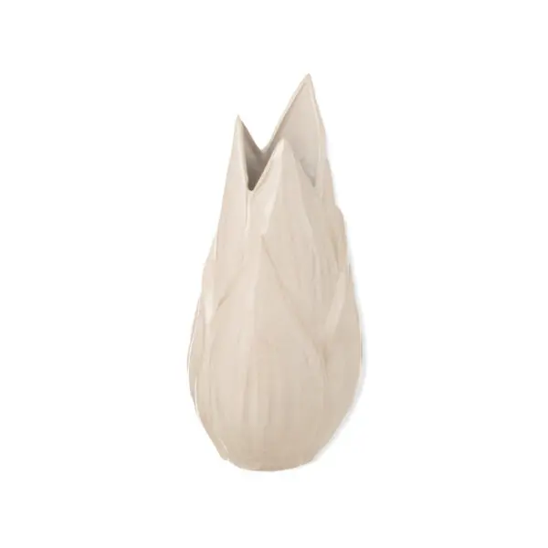 VASE IBIZA BRILLANT CERAMIQUE BEIGE MEDIUM