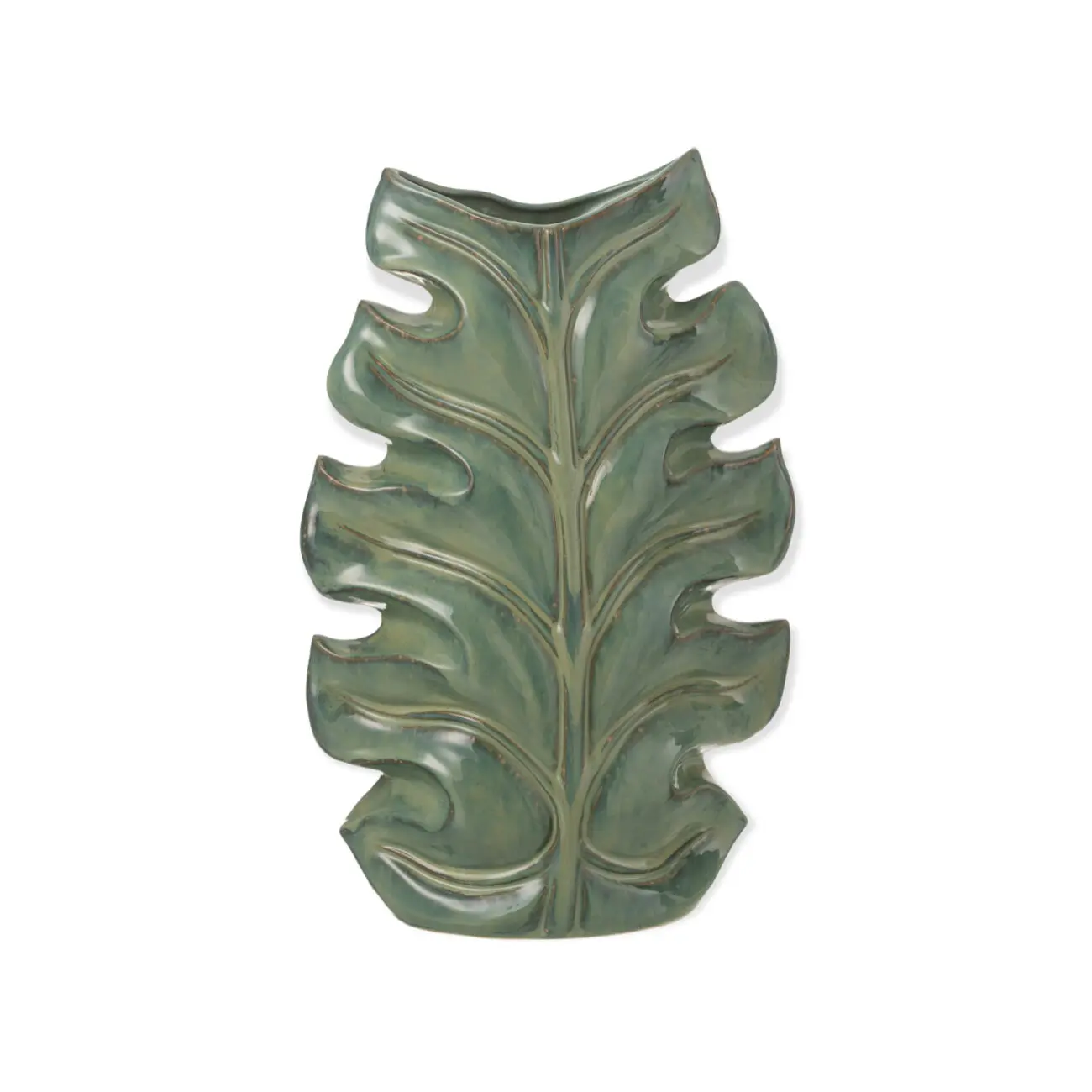VASE POSSEIDON CERAMIQUE VERT MEDIUM