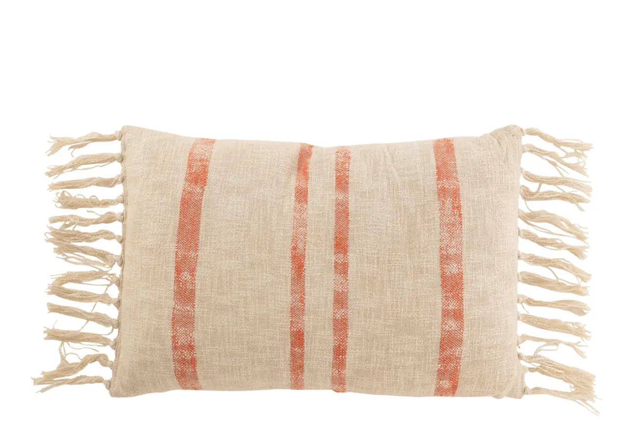 COUSSIN EMMA CARRE COTTON ORANGE LARGE