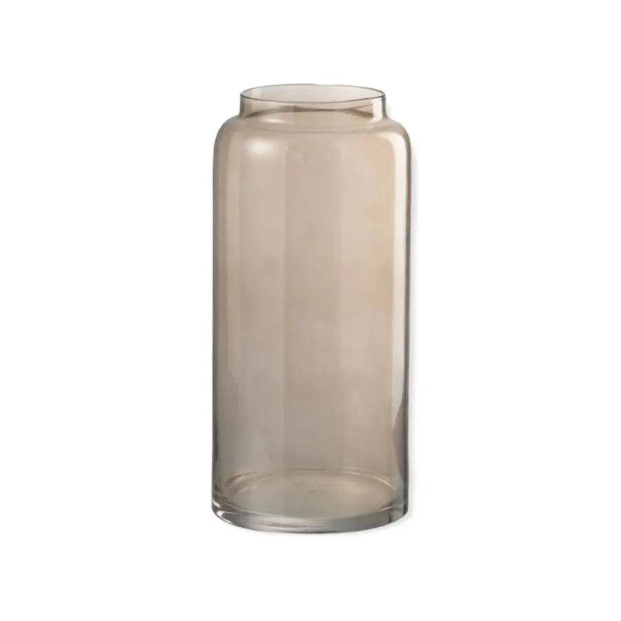 Vase droit long - Verre - Ambre - S 40x19