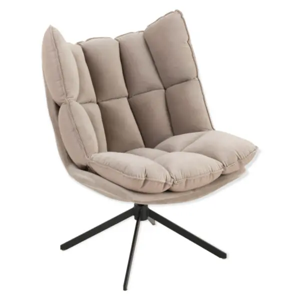 Fauteuil gris fauteuil pivotant relax gris clair J-line Jolipa