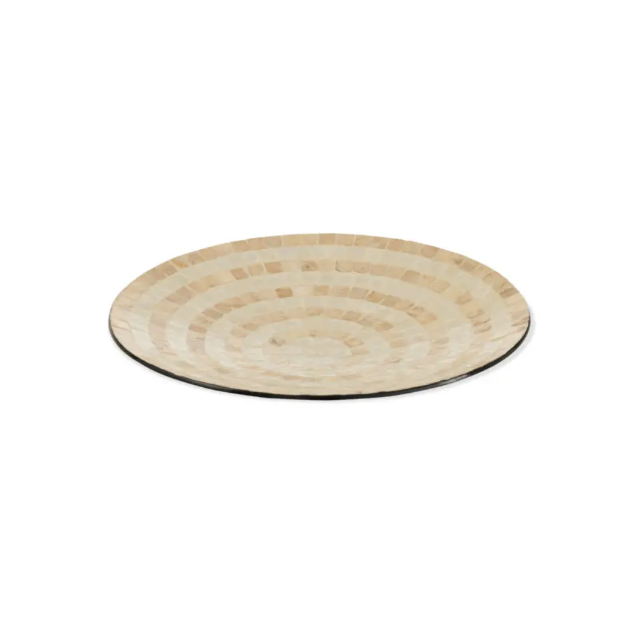 Plat rond - Mosaïque/papier