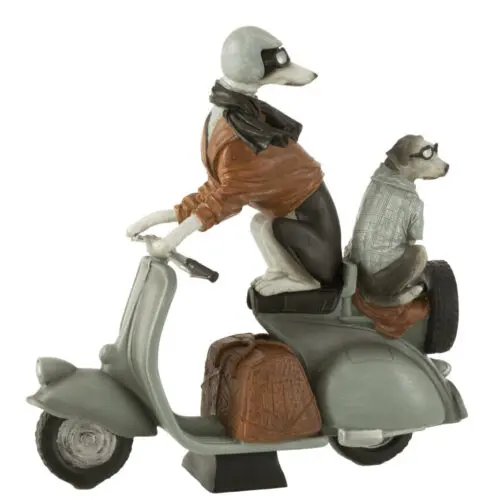 CHIENS SUR SCOOTER POLY MIX LARGE