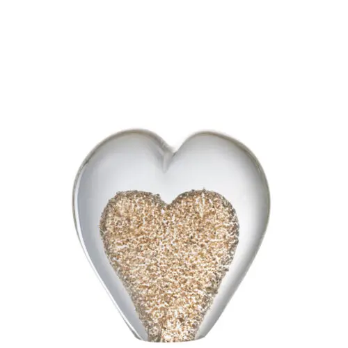 PRESSE PAPIER DEBOUT VERRER OR