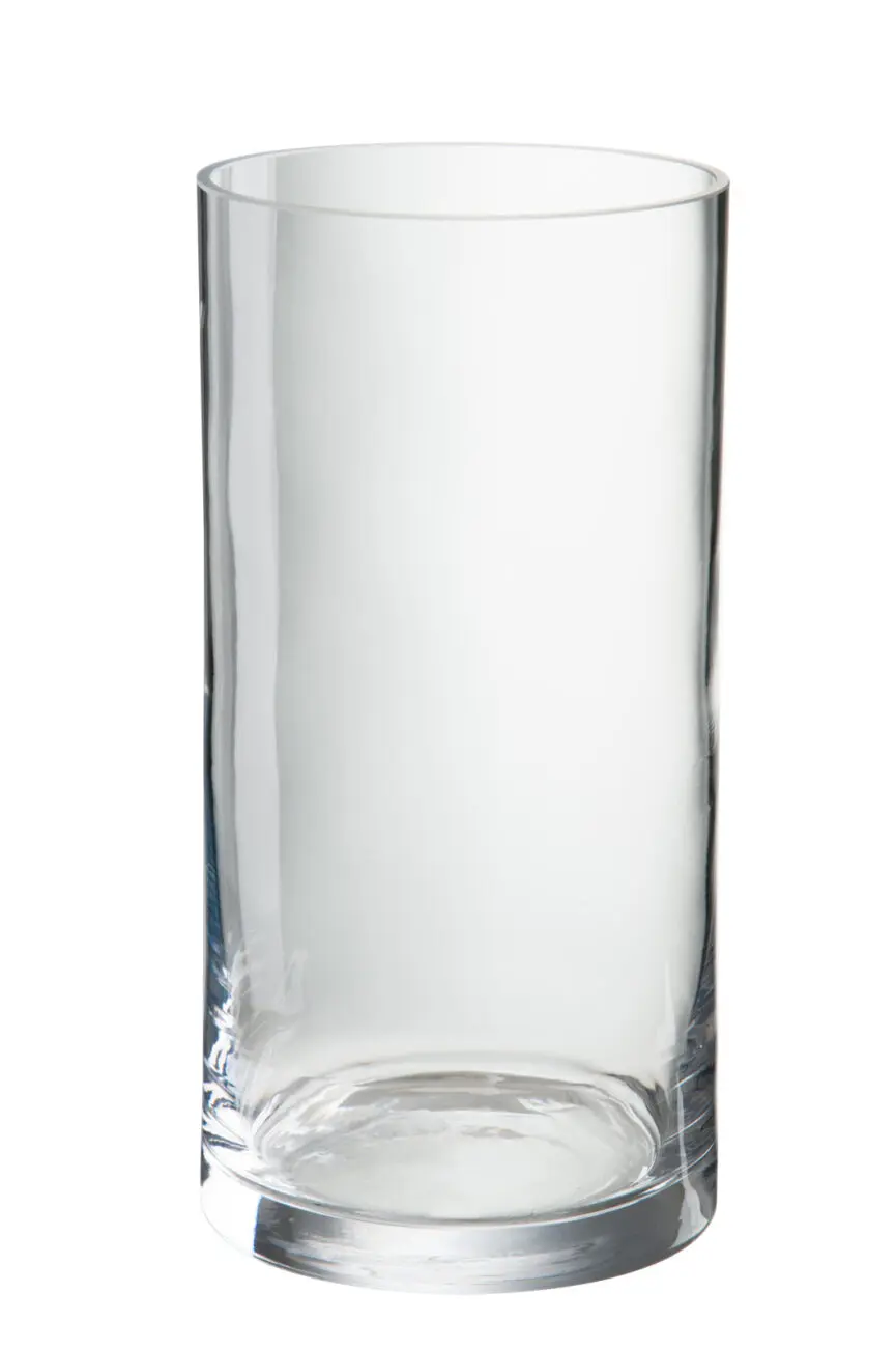 VASE CYLINDRE VERRE TRANSPARENT
