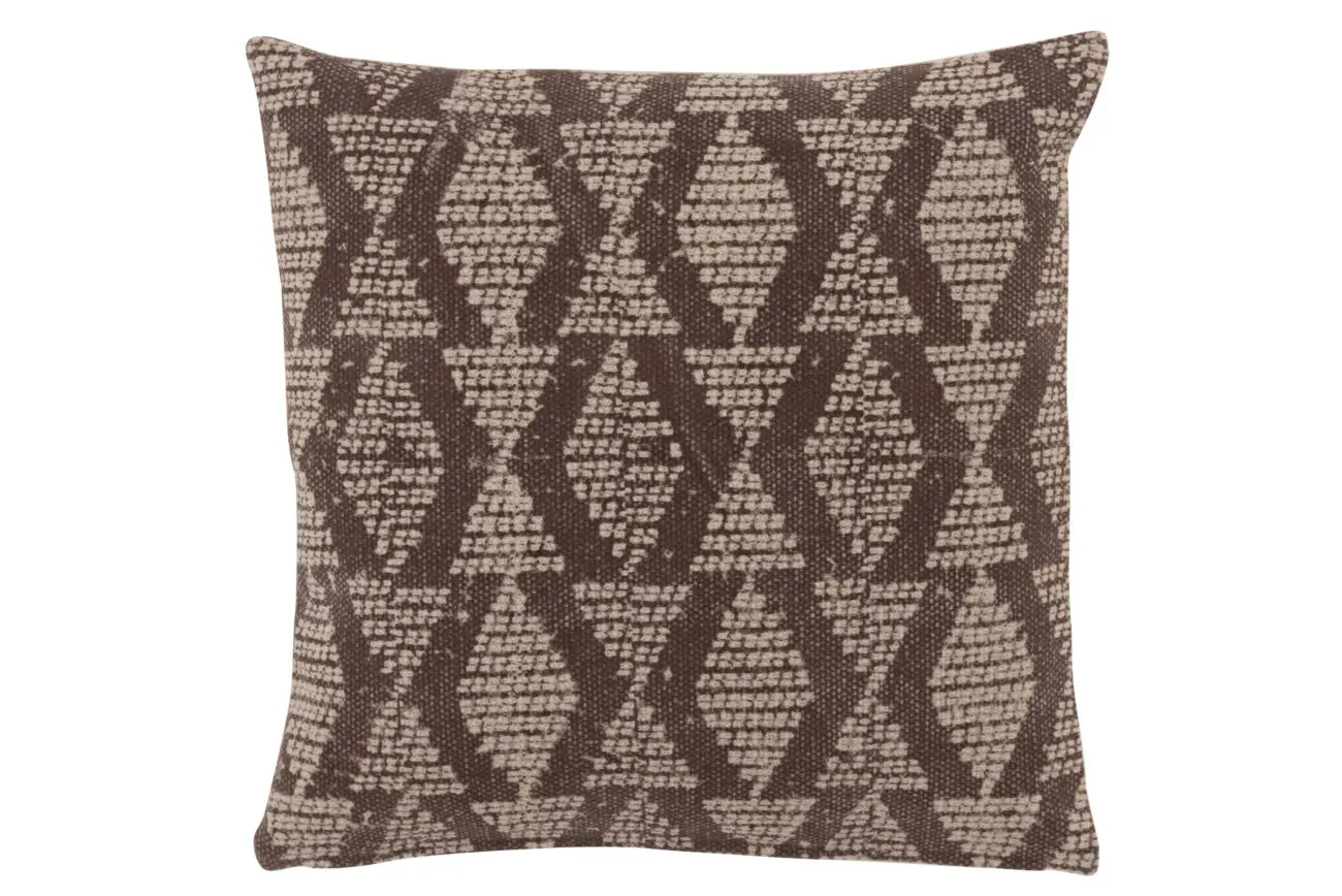 COUSSIN LOSANGES COTON NOIR/BLANC COUSSIN LOSANGES COTON NOIR/BLANC